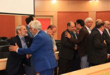 دیدارنوروزی رییس دانشگاه صنعتی شاهرود باکارکنان واعضای هیات علمی 